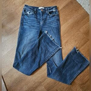 Flying Monkey High Rise Flare Stetch Jeans Long Inseam